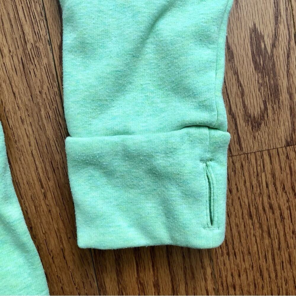 Zella Hooded Sweatshirt Pockets Mint Green Tunic Dress Girl’s Size XL (14-16) - Picture 5 of 6
